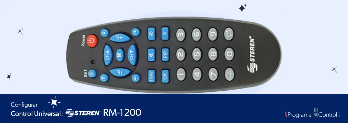 Configurar Control Universal STEREN RM 1200