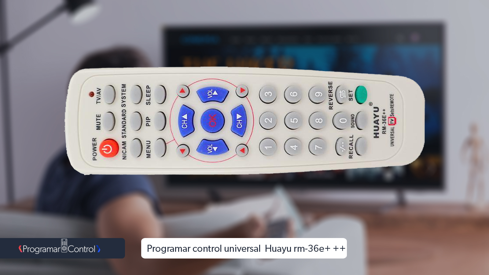 Optimista esponja edificio ▷ Configurar y programar control universal Huayu rm-36E+ ✔️