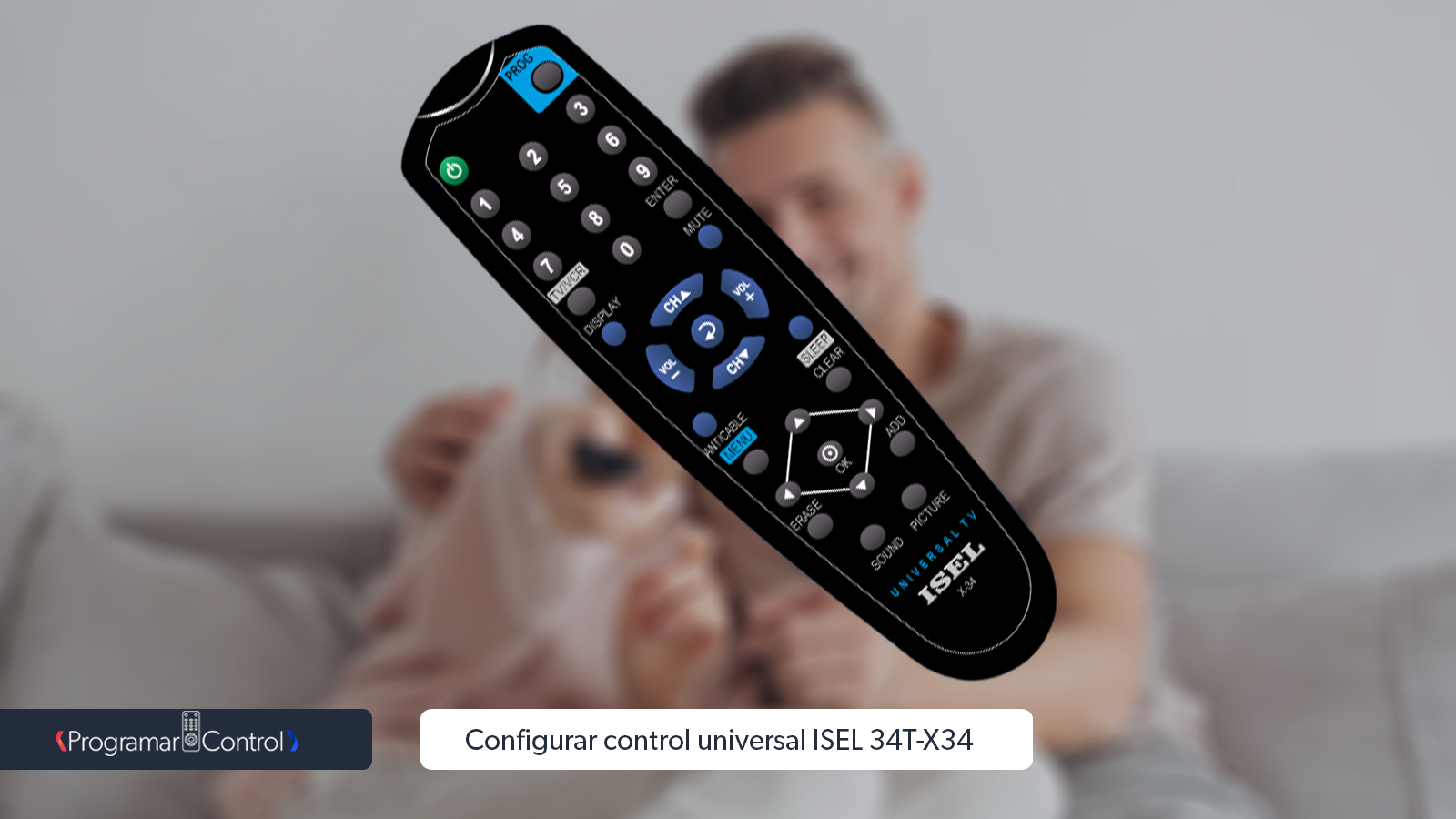 Configurar control universal isel 34T-X34